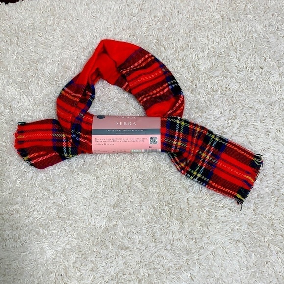 Accessories - NWT Ladies Plaid Scrarf/Wrap, sz One Size